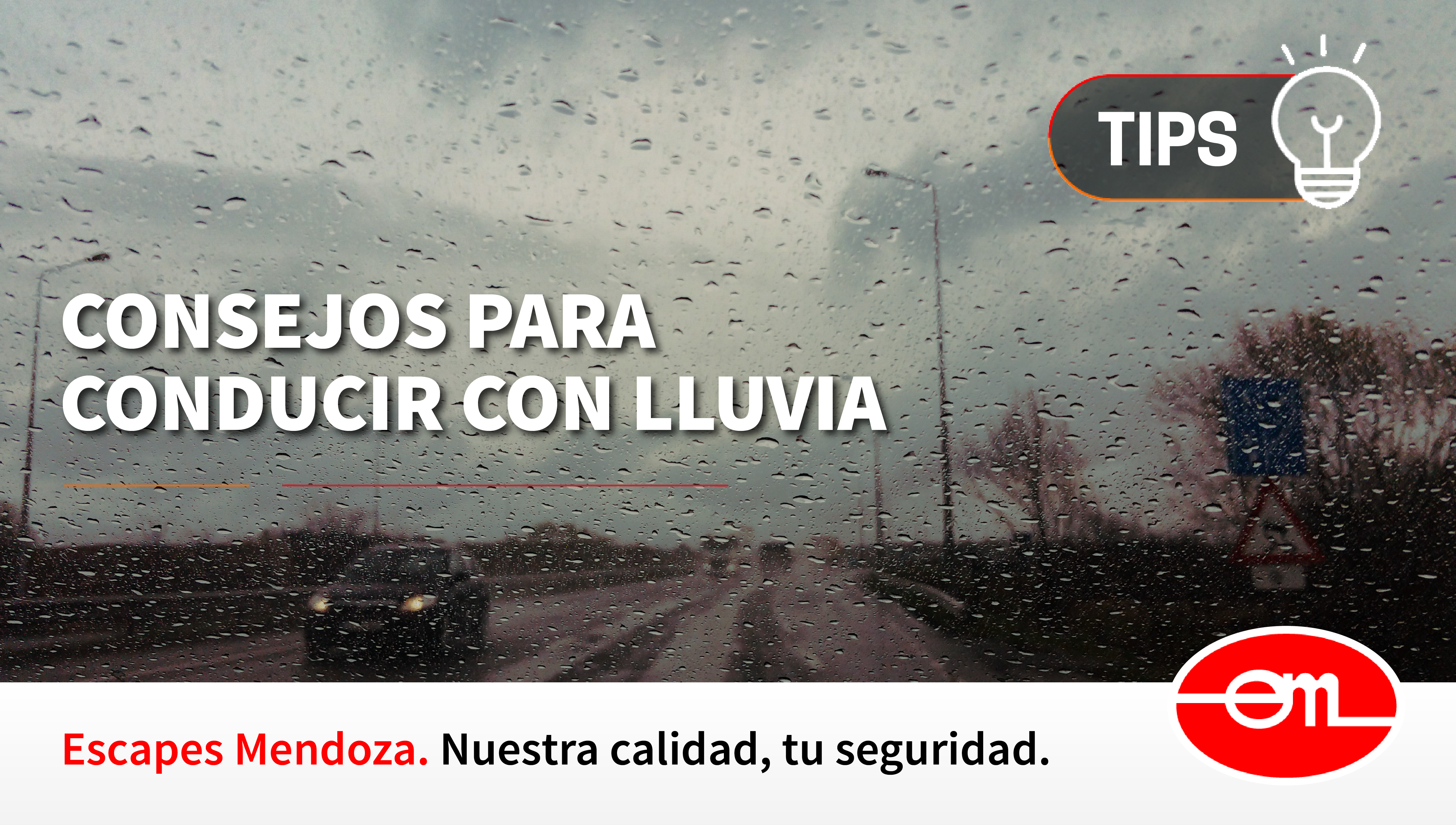 Consejos para conducir con lluvia