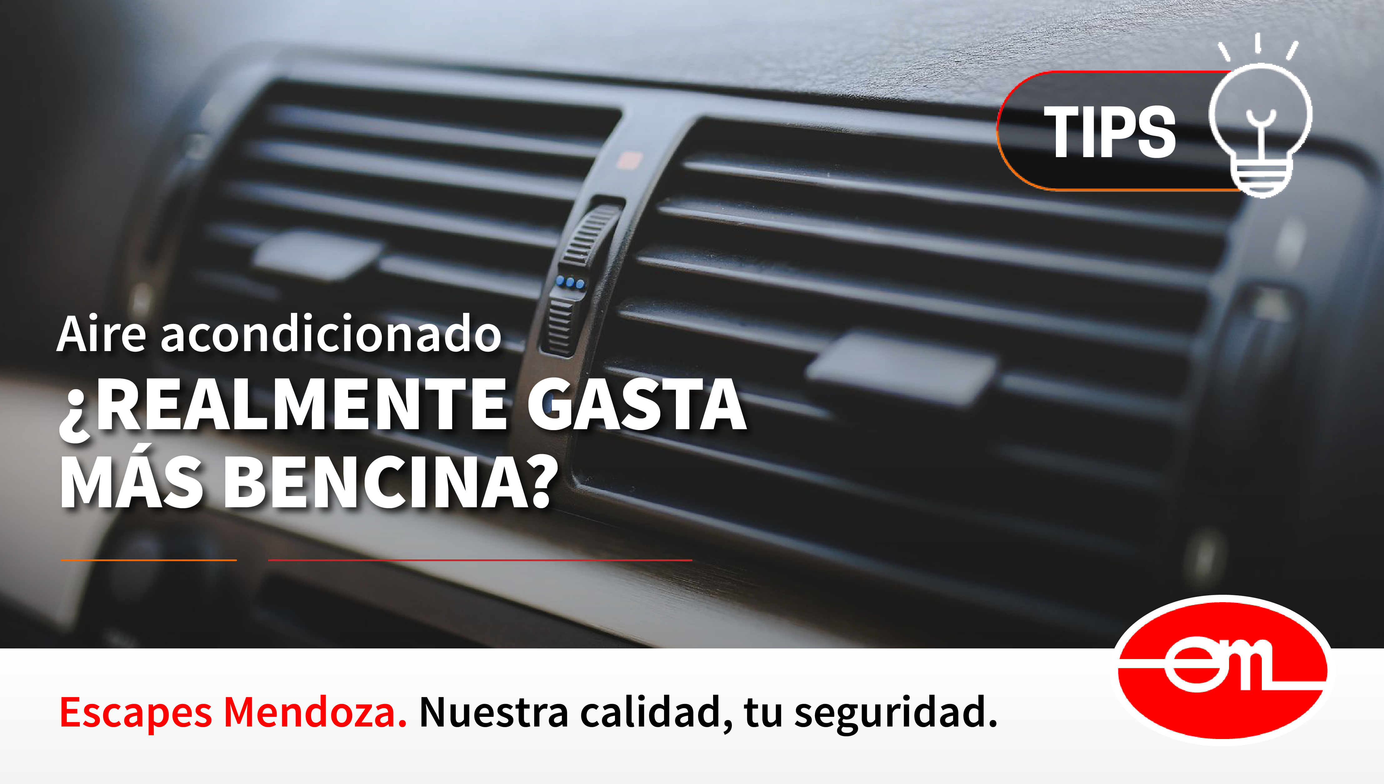 Aire acondicionado: ¿gasta más bencina?