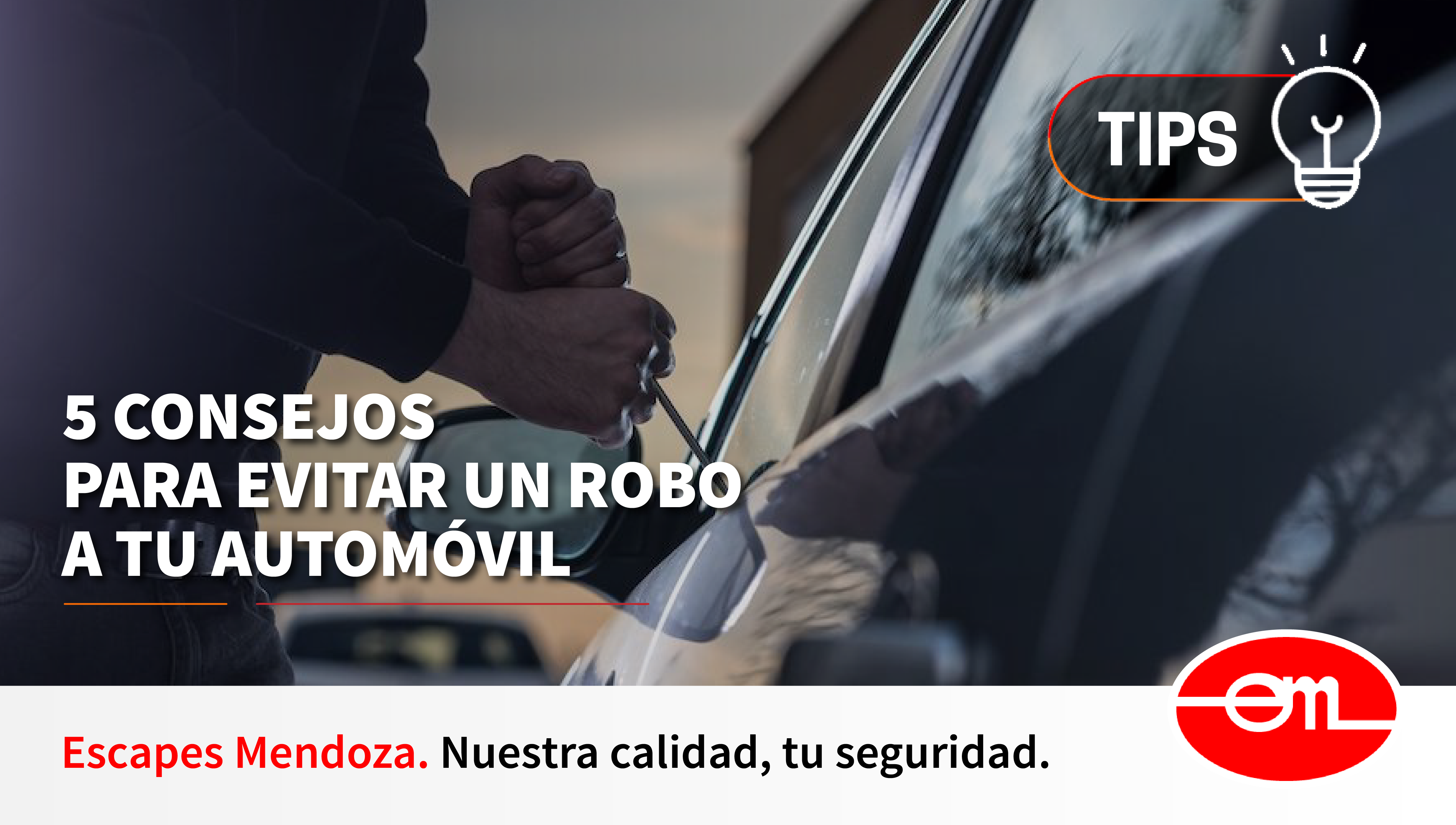 entregar consejos para evitar que roben tu automovil