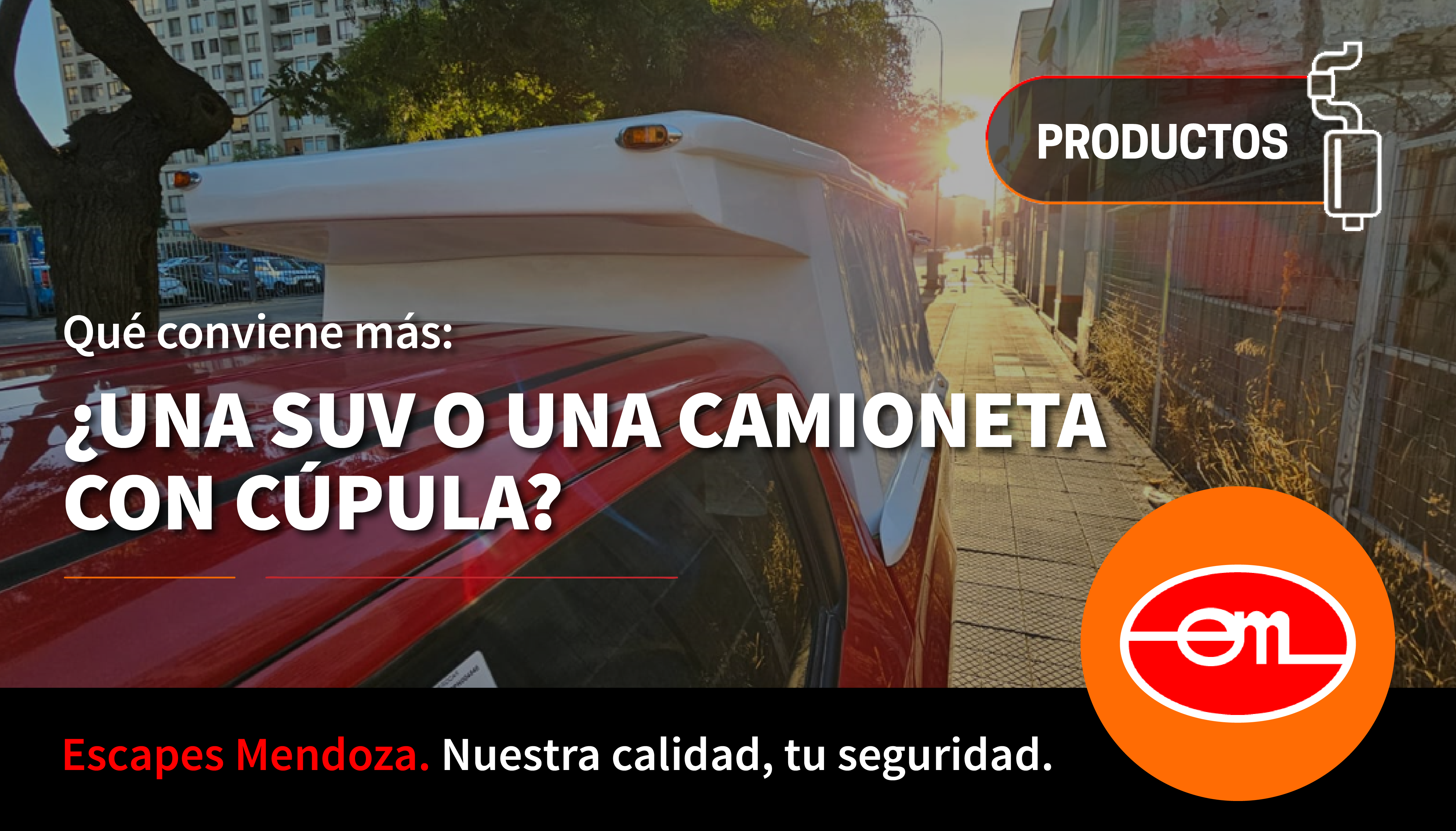 SUV o una camioneta con cúpula