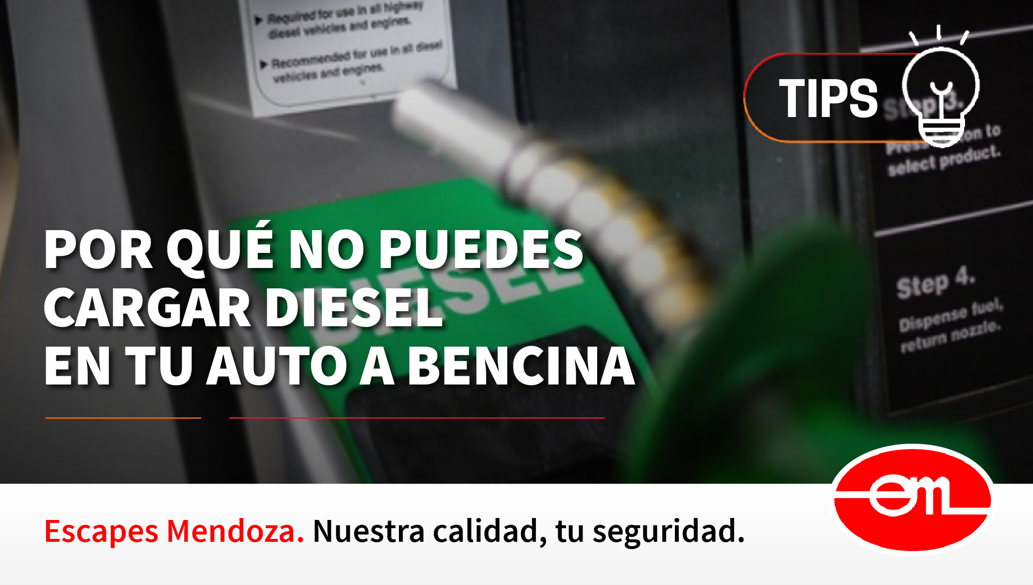 cargar auto con diesel si es a bencina